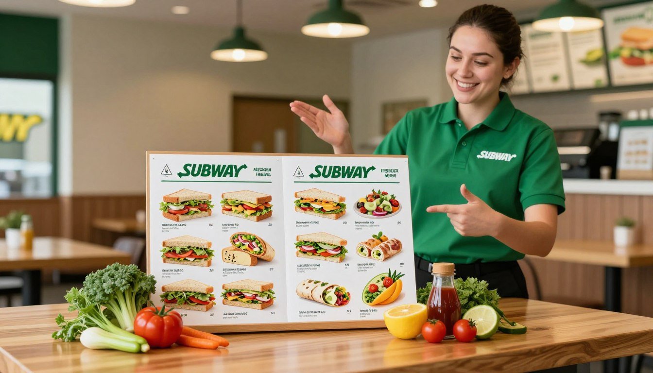 subway allergen menu