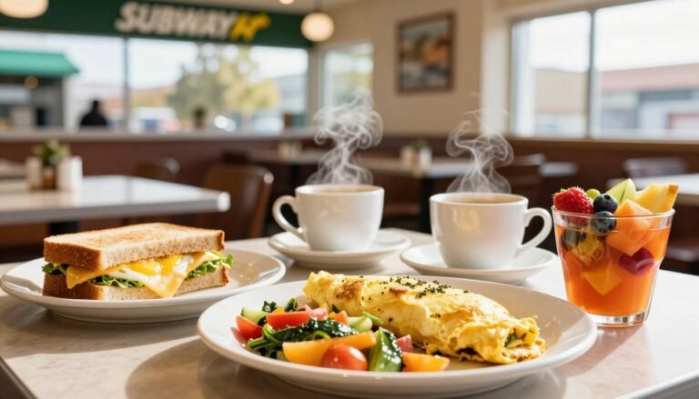 subway breakfast menu