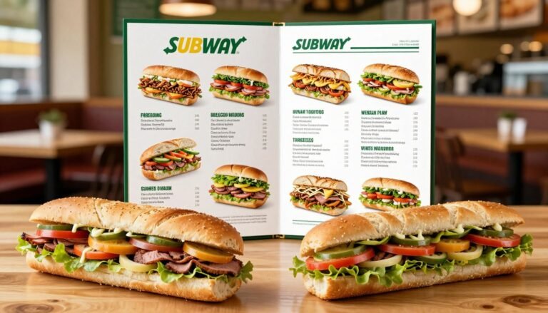 subway menu