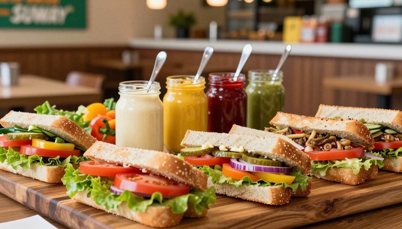 subway menu toppings