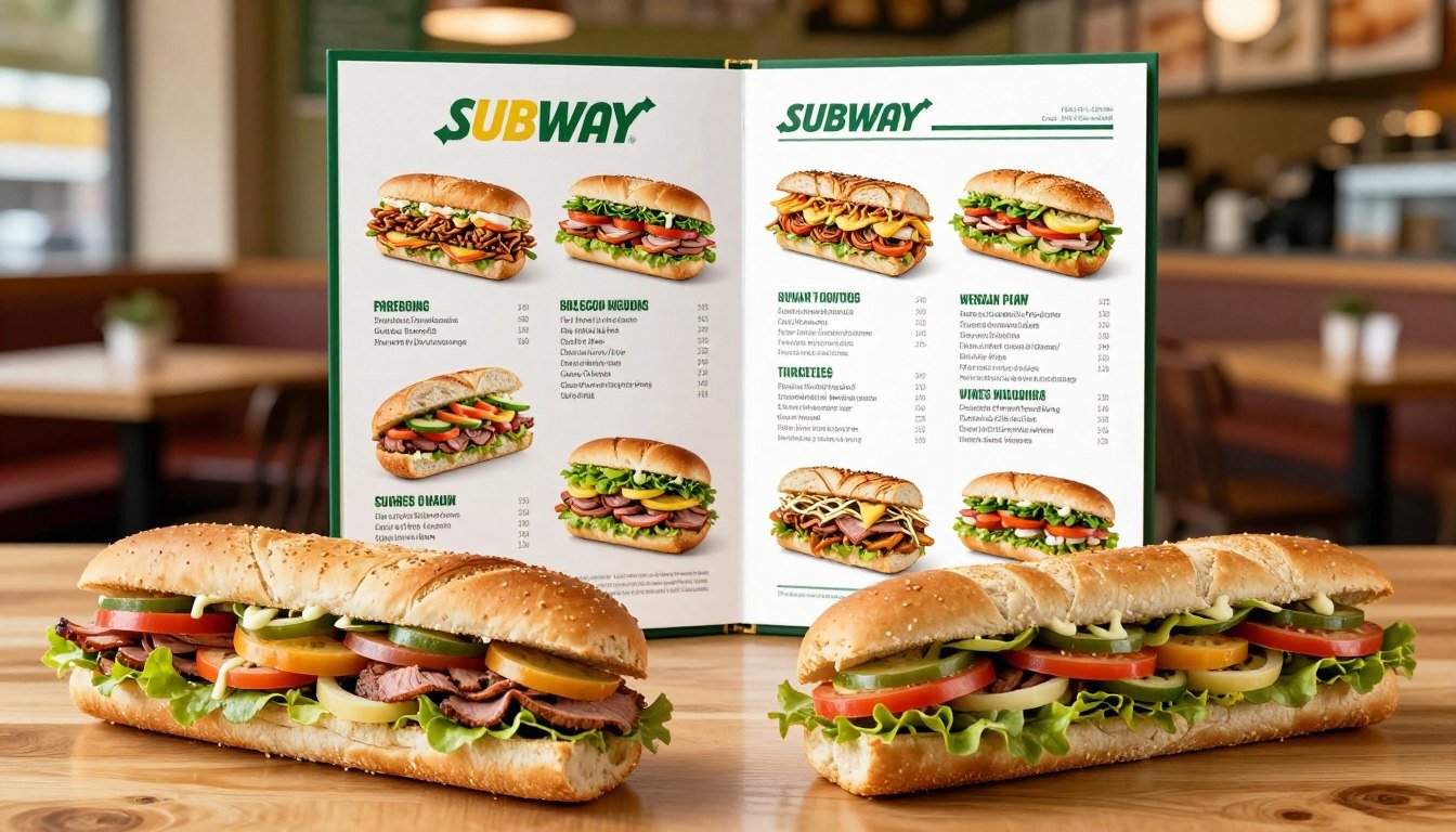 subway menu